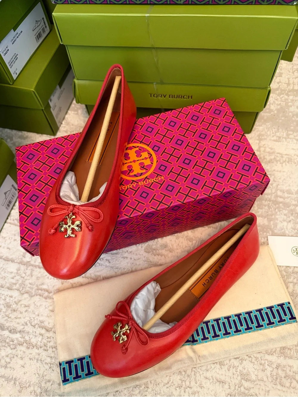 Tory Burch Tory Charm Ballet Flats